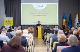 Natalia Gavriliţa, după Consiliul Naţional Politic: PAS este un partid care va duce Republica Moldova în marea familie europeană